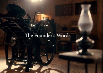 The Founder’s Words
